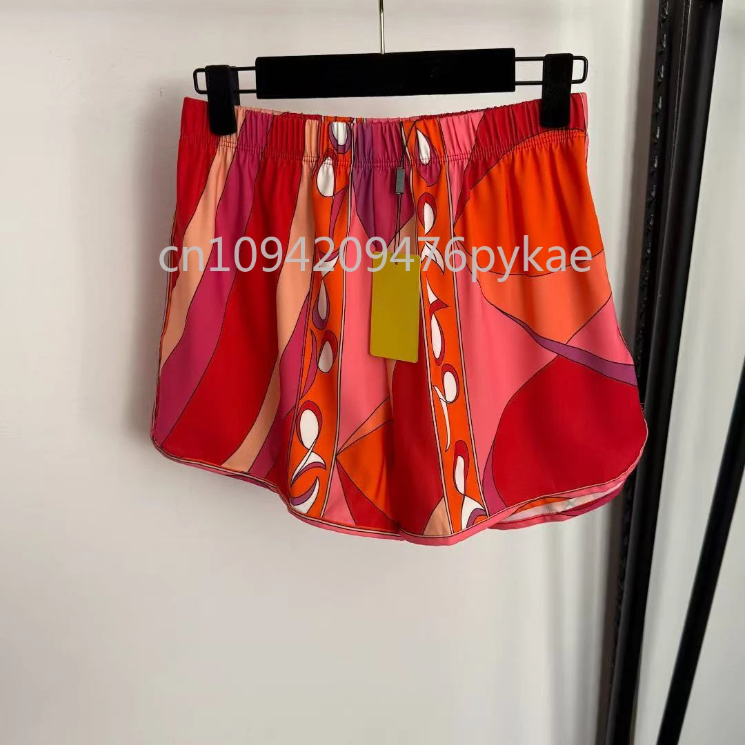 

Женские пляжные шорты с логотипом-эмблемой, комплекты шорт, женская сексуальная уличная одежда