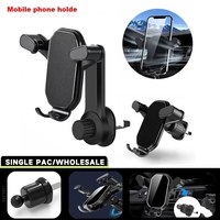 Air Vent Car Phone Holder Gravity Lock Phone Mount 360-Degree Flexible Adjustment Universal Auto Phone Stand for 4-7 Inches