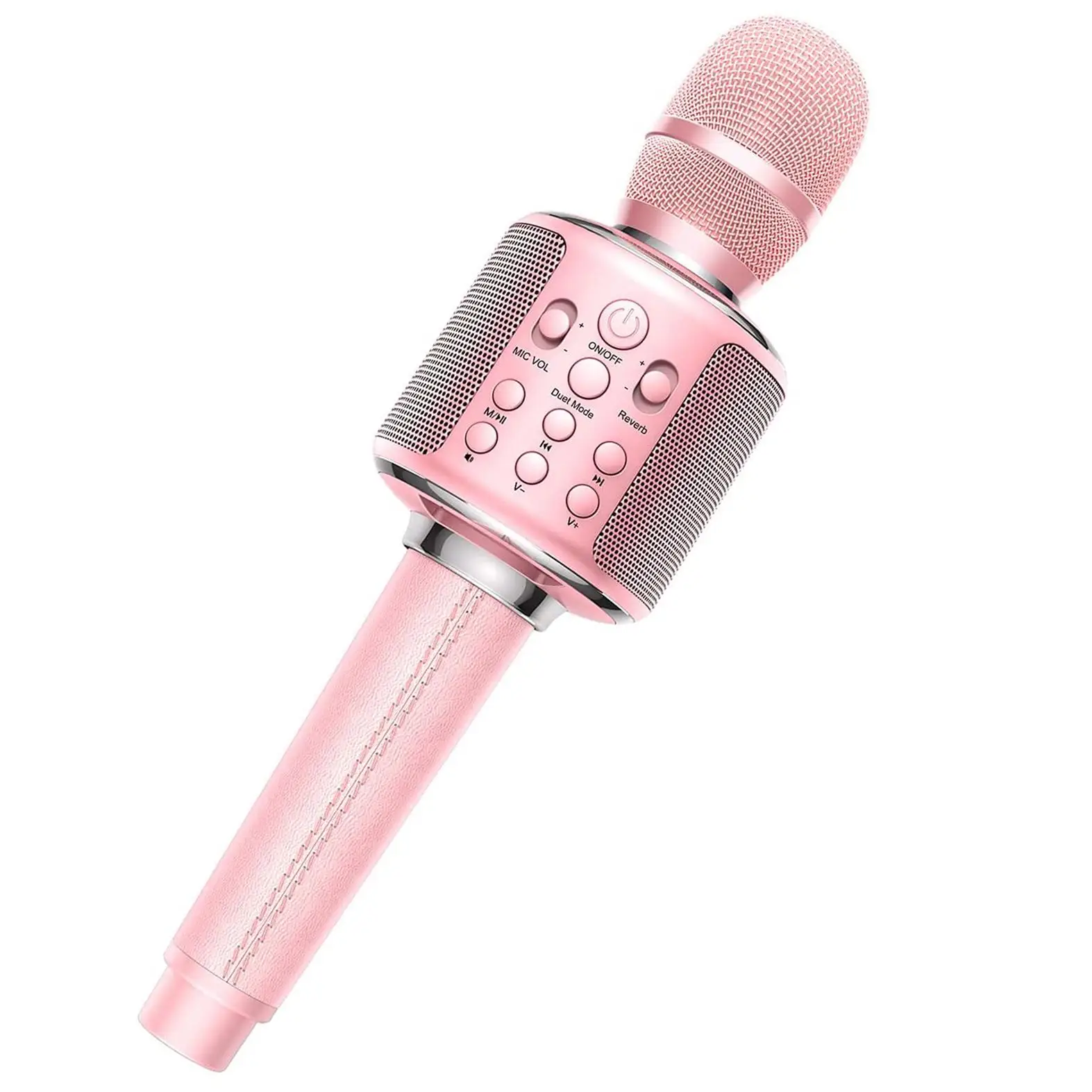 Karaoke Microphone Bluetooth Wireless Mic Portable Singing Machine with Duet Sing/Record/Play/Reverb Adult/Kid Gift for Home KTV