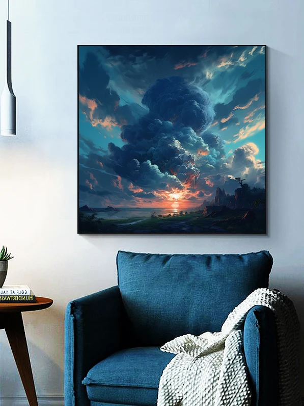 The Scenery Of The Sky Mosaic Diamond Painting Huge Clouds Diamond Mosaic DIY Cross Stitch Home Decoration