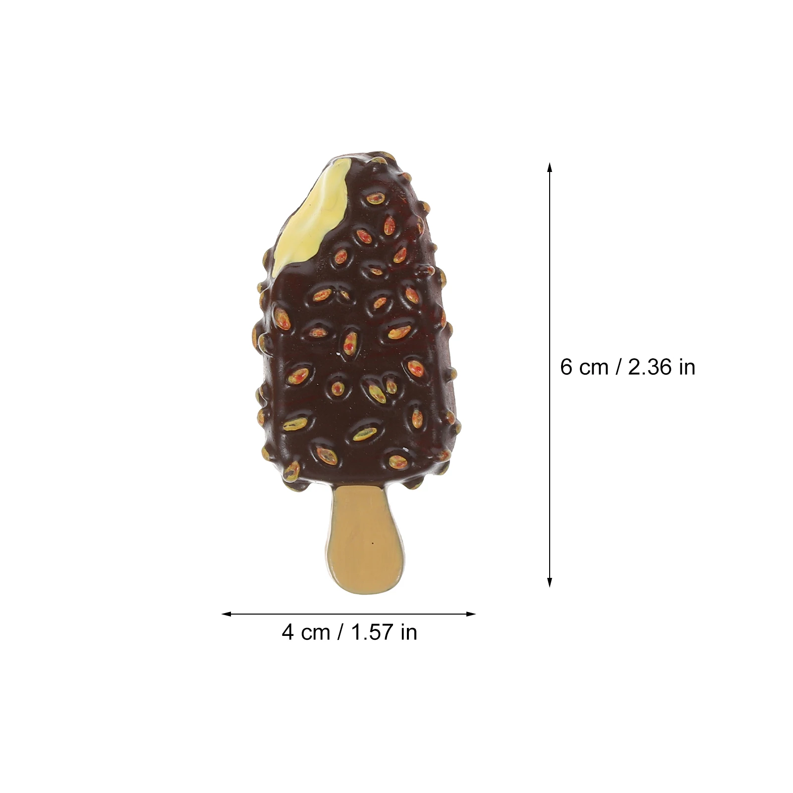 

6Pcs Ice Cream Shaped Fridge Magnets High Durability Easy to Use for Refrigerator Whiteboard Decor Fridge Magnet