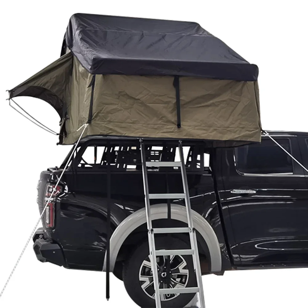 

Sunday Campers Waterproof Sunshade Folding Roof Top Car Family Camping Outdoor Tent with Awning Annex Room