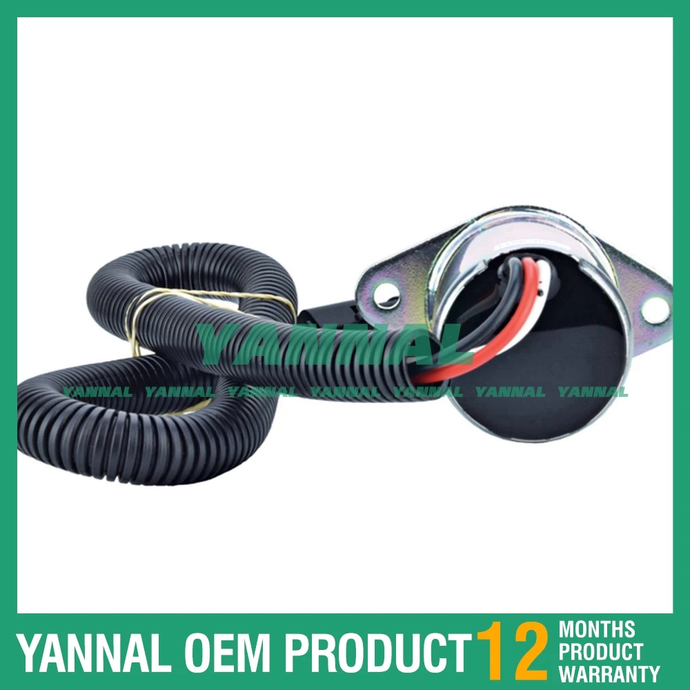 1-year warranty For Holland Combine TX34 TX62 TX63 TX64 Fuel Stop Solenoid 82850507