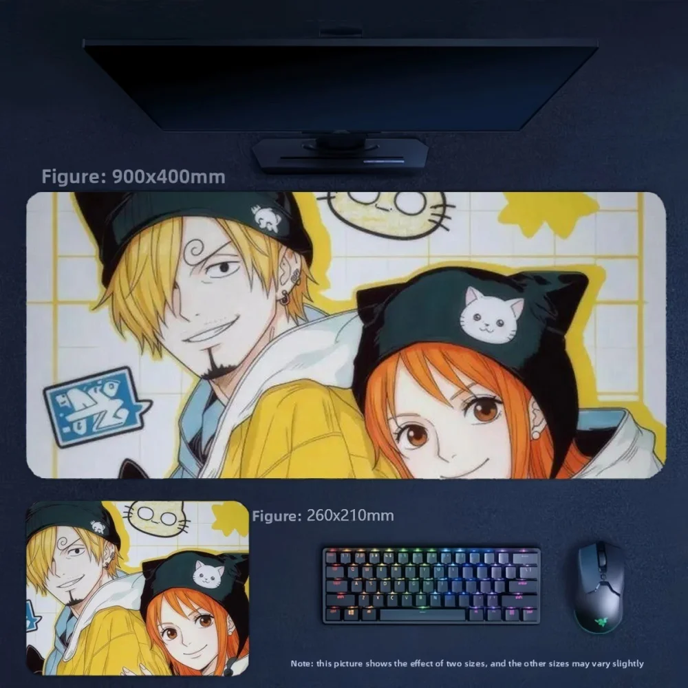Fashion New Quality Printed Leather Mouse Pad Two-dimensional Animation ONE PIECE Series Leather Mouse Pad Decorative Tablecloth