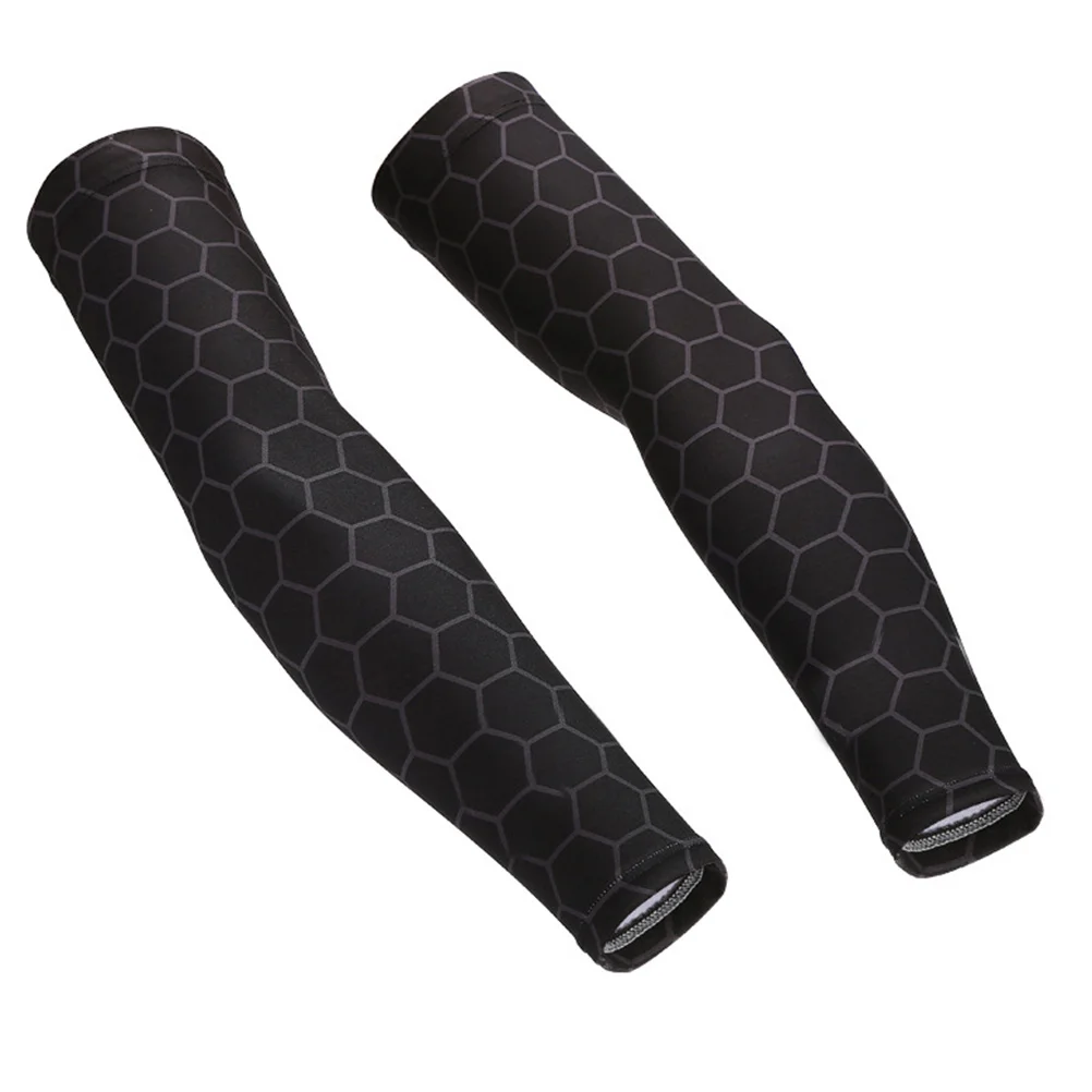 أكمام ذراع للحماية من الأشعة فوق البنفسجية للجنسين، غطاء واقي من الشمس سريع الجفاف لقيادة الدراجات والجري وكرة القدم بأكمام طويلة