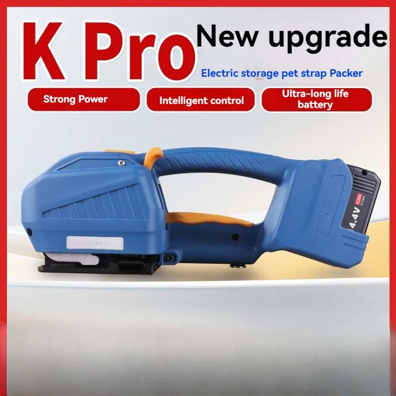 Electric Strapping Machine Plastic Steel Strip/PP Strip Dual-Use Hot Melt Machine Buckle Free Bundling Machine Tensioner