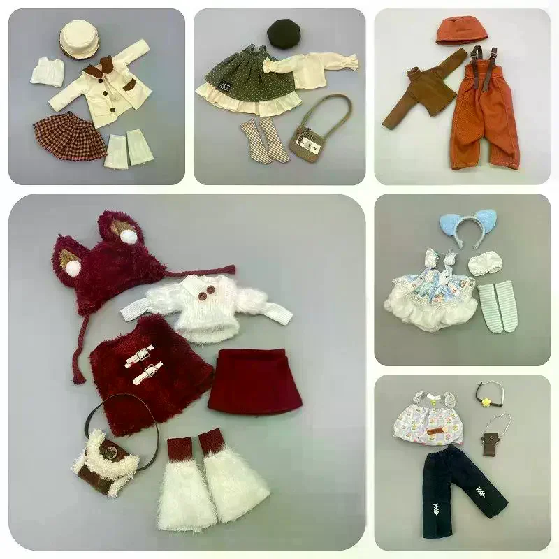 1 Set Multi-Style Options Lolita Skirt Replacement For 1/6 30cm  Doll Clothes Accessories Kit Girl Gifts No Doll