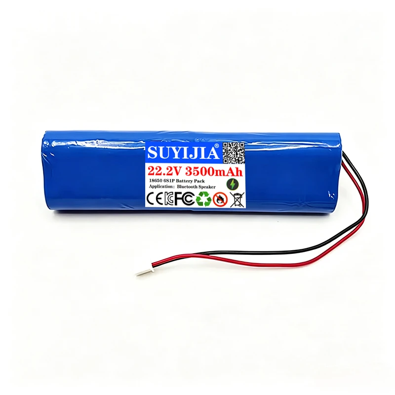 Massage gun Battery 6S1P 22.2V 2600mAh/3500mAh 18650 battery for 24V Fascia Gun Massage Gun Muscle Relaxation Fitness Equipment
