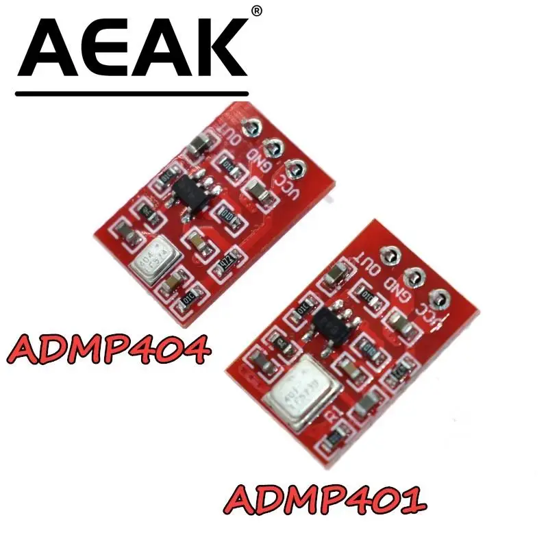 ADMP401 ADMP404 MEMS scheda modulo Breakout microfono per Arduino Universal 1.3cm * 1cm 1.5 a 3.3VDC con pin