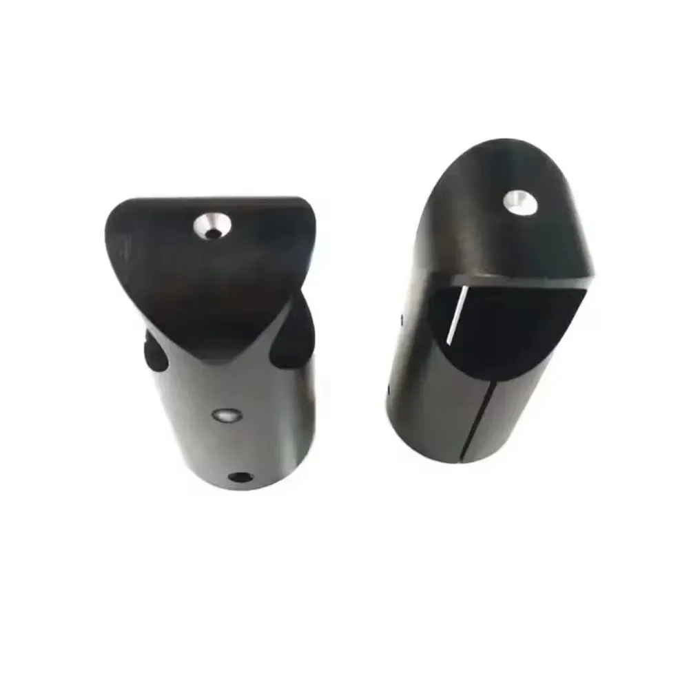 2pc Plant Protection UAV Landing Gear 30mm to 30mm Aluminum Alloy Tee Tripod Connector T-shaped Tee