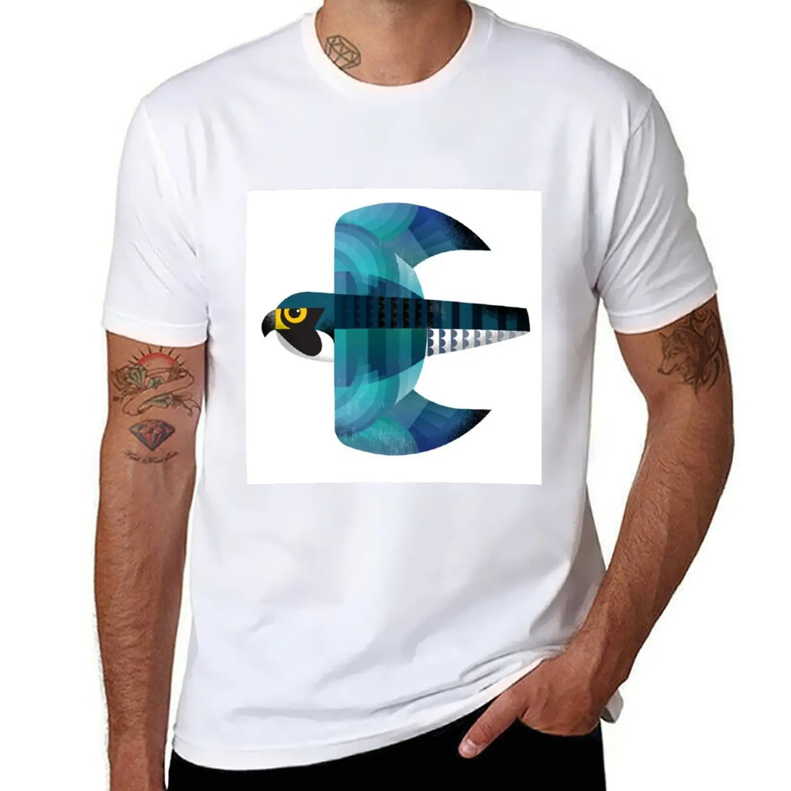 

Peregrine Falcon T-Shirt man t shirts cotton man t shirt cotton high quality t shirts for man cotton T-shirt