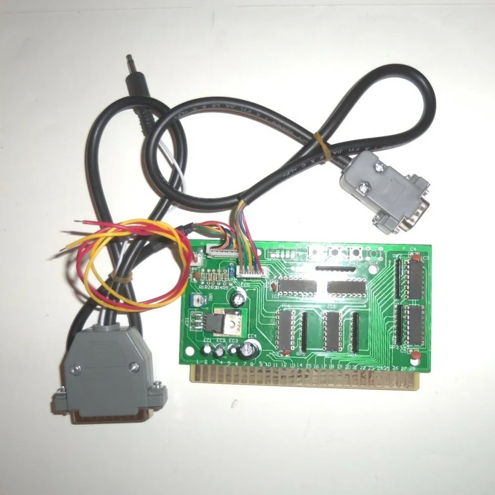 Juego de Arcade PC a conector de placa convertidora Jamma que conecta PC a un gabinete Jamma o MAME con placa VGA Cable macho de 15 pines