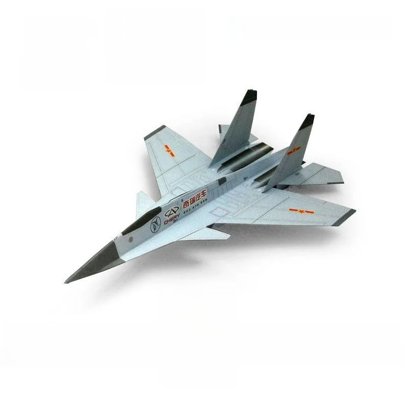 手投げサーフィン紙飛行機モデル Jian0 Jian20 Su27 戦闘機静的モデル子供のための教育ツール