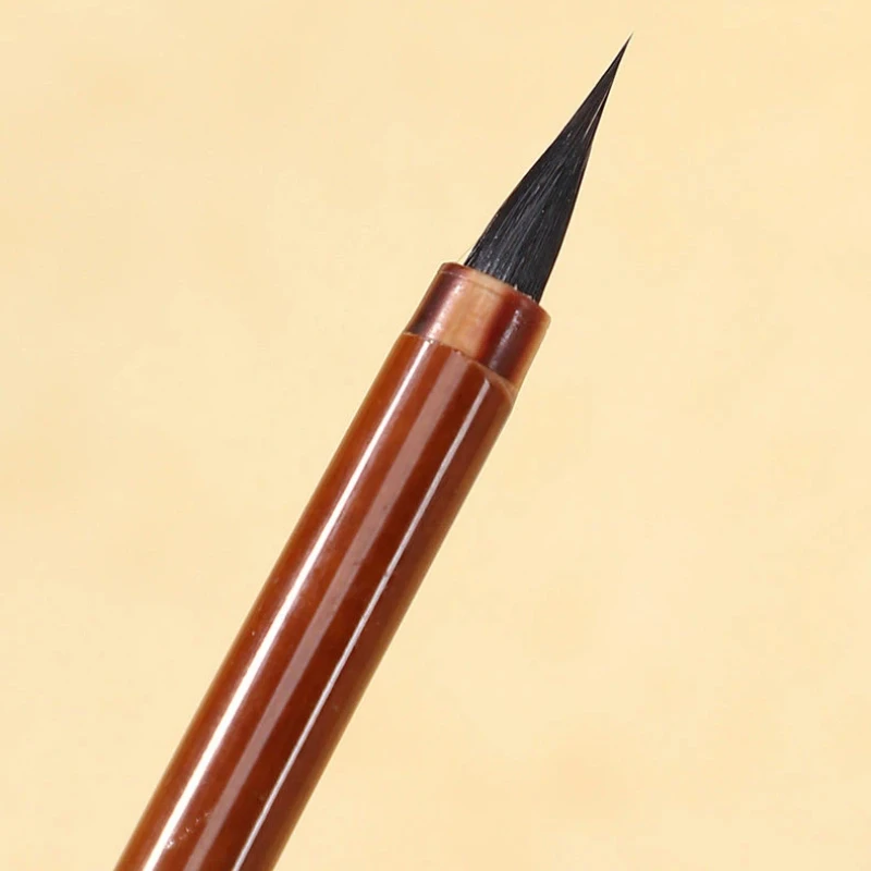 Rabbit Mixed Hair Writing Brush Copying Scriptures Small Regular Script Calligraphy Brush Wen Zhengming Writing Outlining Pen