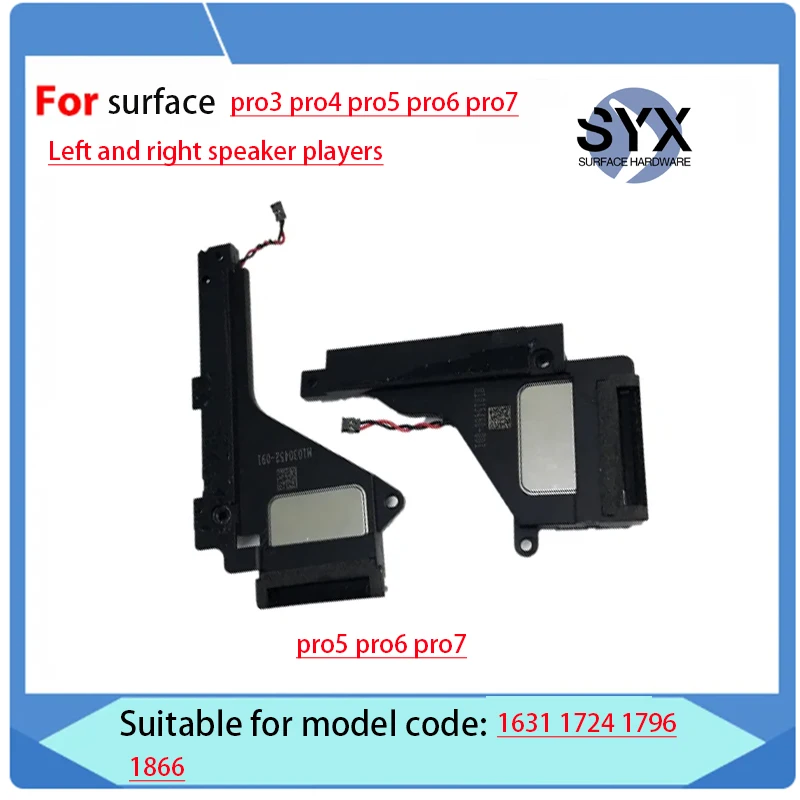 Original for Microsoft Surface Pro3 Pro4 Pro5 Pro6 Pro7 Speaker Amplifier Player 1631 1724 1796 1866 Speaker X945628-001