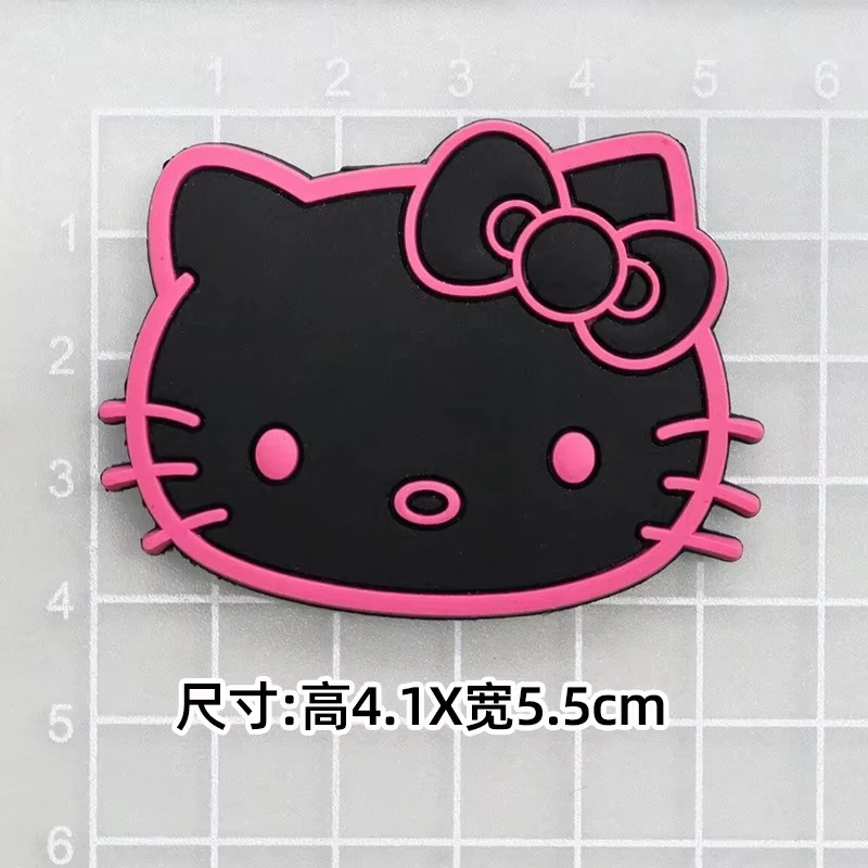 جديد JIBBITZ مرحبا كيتي مجموعة لطيف KT القط الكرتون سلسلة الأحذية السحر ل قباقيب DIY الأحذية الديكور حذاء قابل للإزالة زهرة هدية