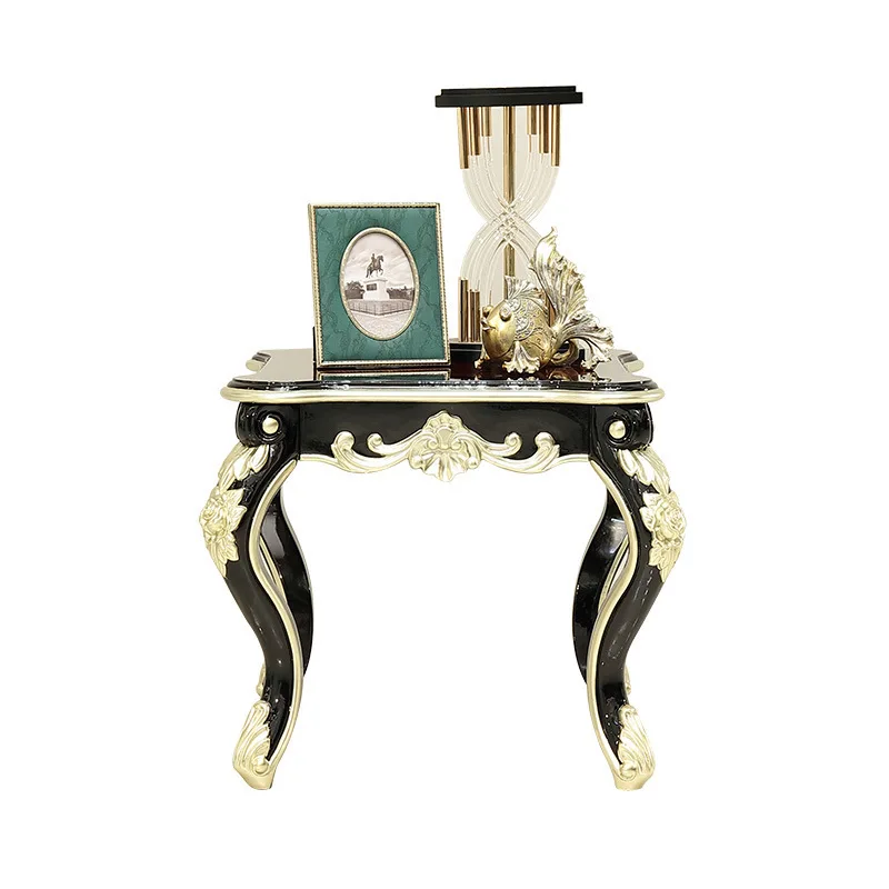 Corner a few black sandalwood baking paint American neoclassical villa living room a few square a few French