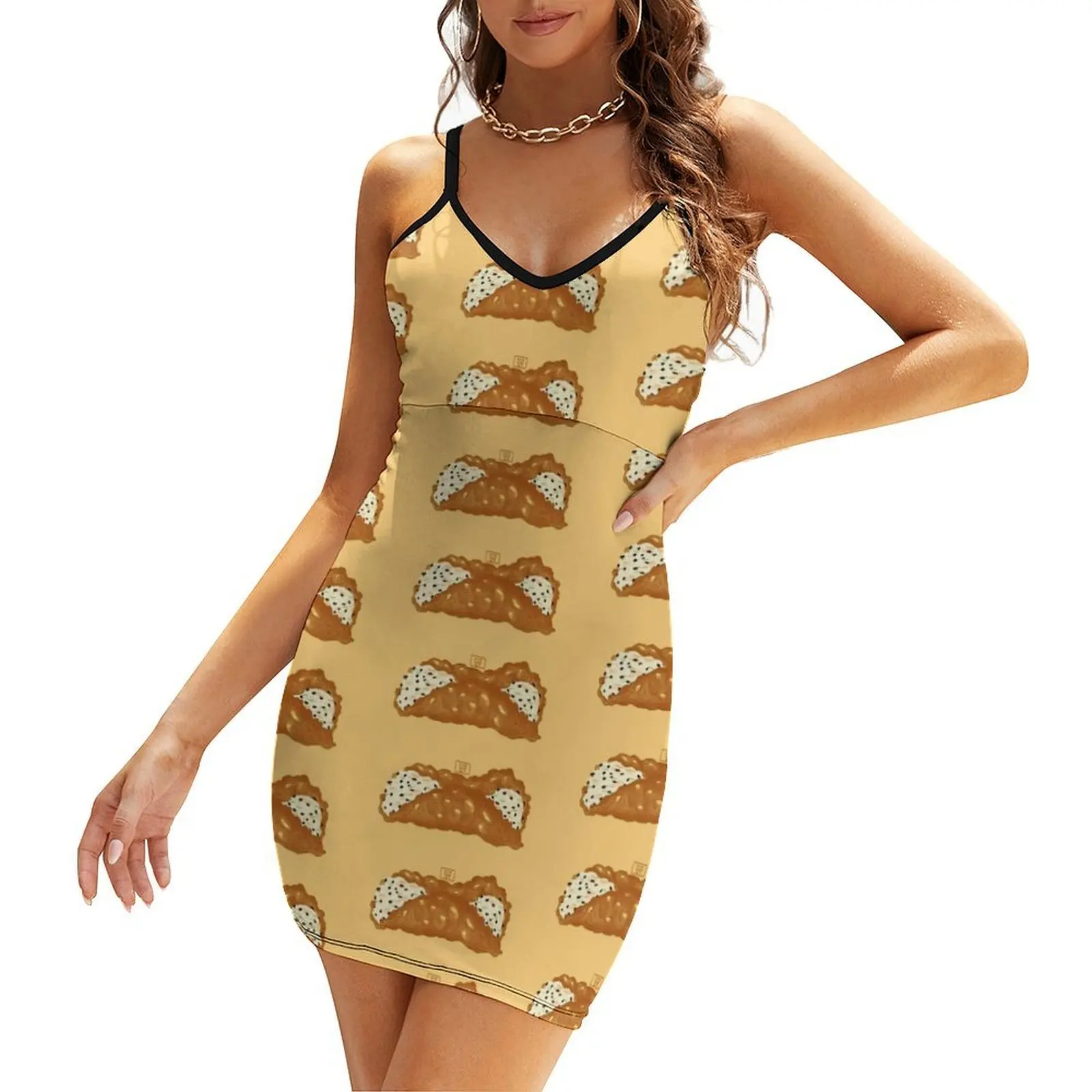 Ricotta Cannoli Sling Dress vestidos africanos para mujer ropa de mujer vestidos para mujer 2025 vestidos de fiesta