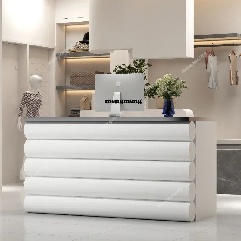 

Italian Design Reception Desks Luxury Checkout Store Counters Reception Desks Front Desk Office Furniture