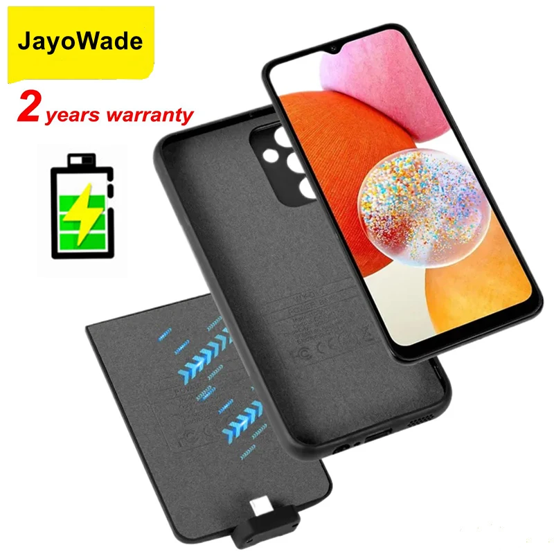 

Удобный чехол для зарядного устройства 5000 мАч для Samsung Galaxy S23 FE S23FE S9 Plus A25 A24 A34 A54 A73 5G 4G Power Bank, чехол для телефона