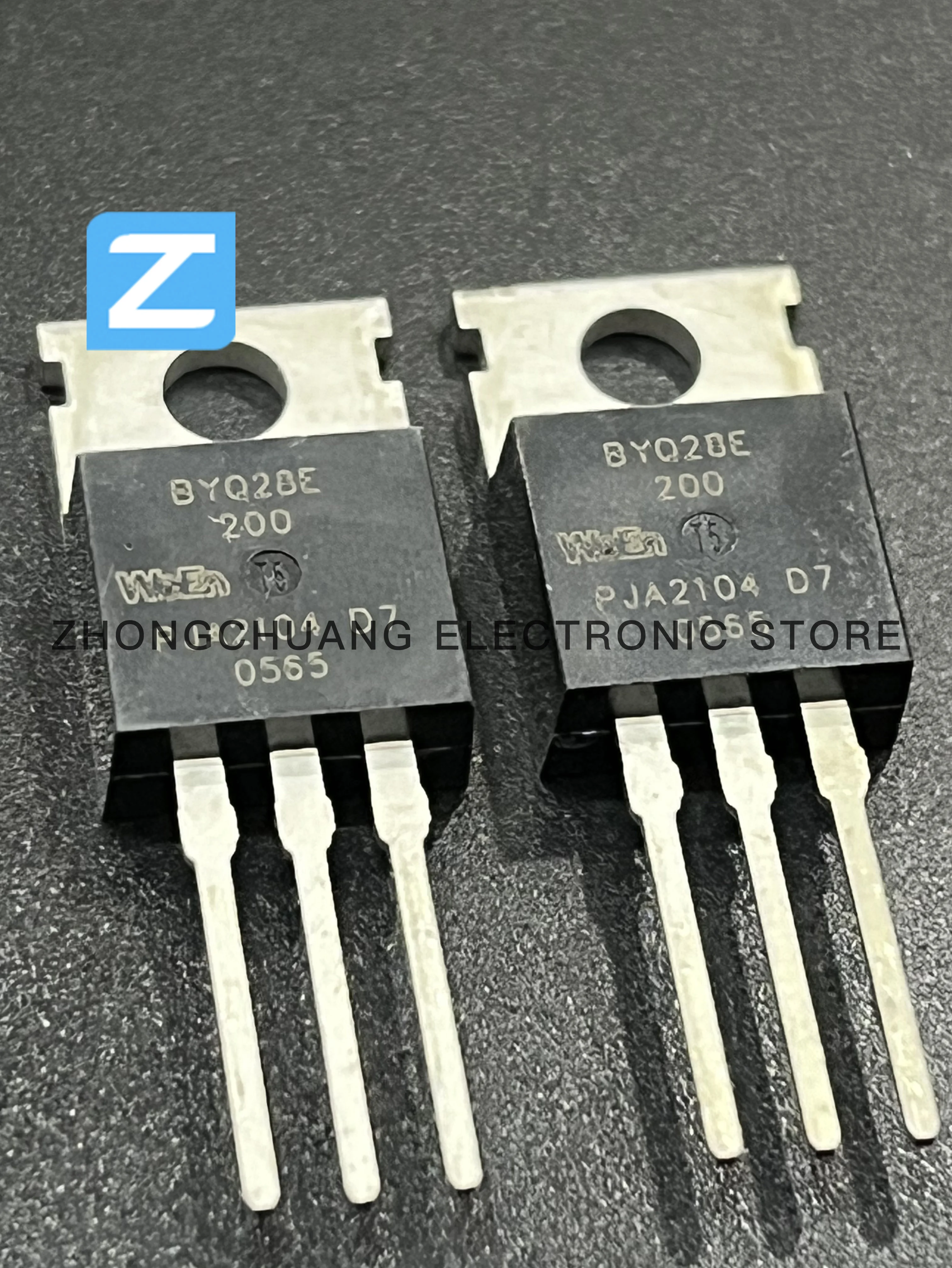 1-10PCS BYQ28E-200 BYQ28E200 TO-220 200V 10A Rectifier diodes ultrafast new original