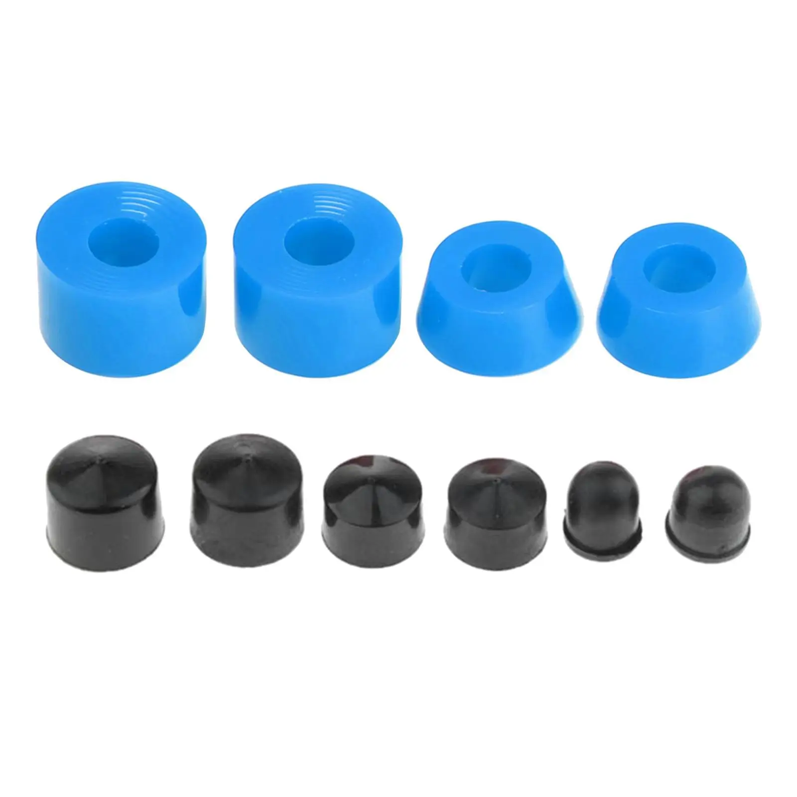 PU Skateboard Truck Rebuild Kit 10 Pieces Bushing Cups Shockproof Longboard Accessories for Board Protection