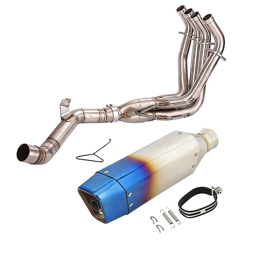 Für Kawasaki Z900 Ninja 900 2017-2025 Auspuffanlage Vorderrohr 51mm Schalldämpferendrohr Auspuffrohre Auspuffsysteme – Detail 9