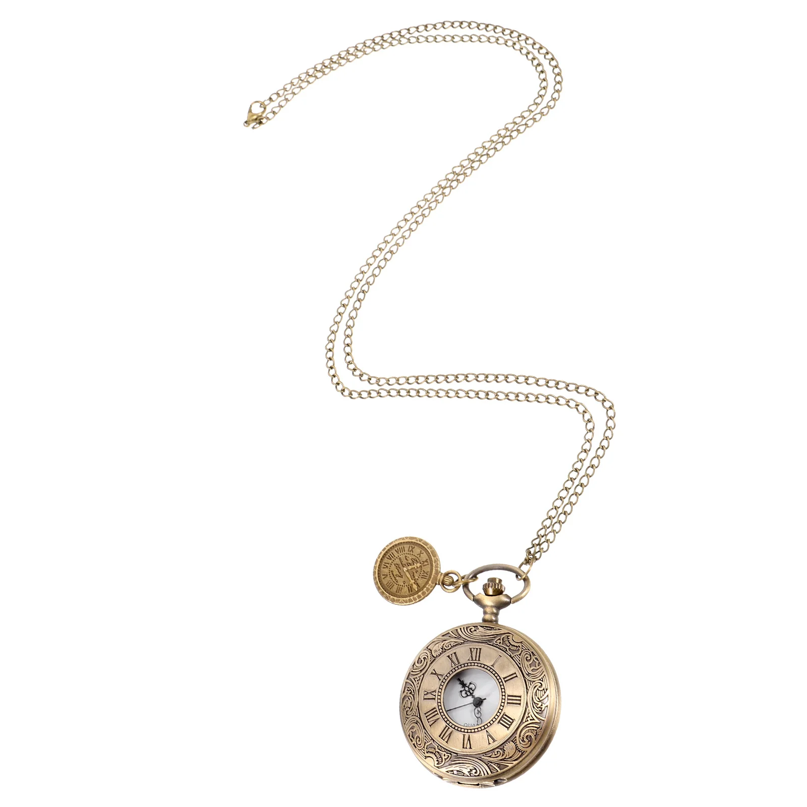 ساعة جيب كلاسيكية للرجال بمينا روماني خفيفة الوزن ومحمولة وأنيقة للاستخدام اليومي ساعة جيب مزخرفة، ساعة كلاسيكية، #4