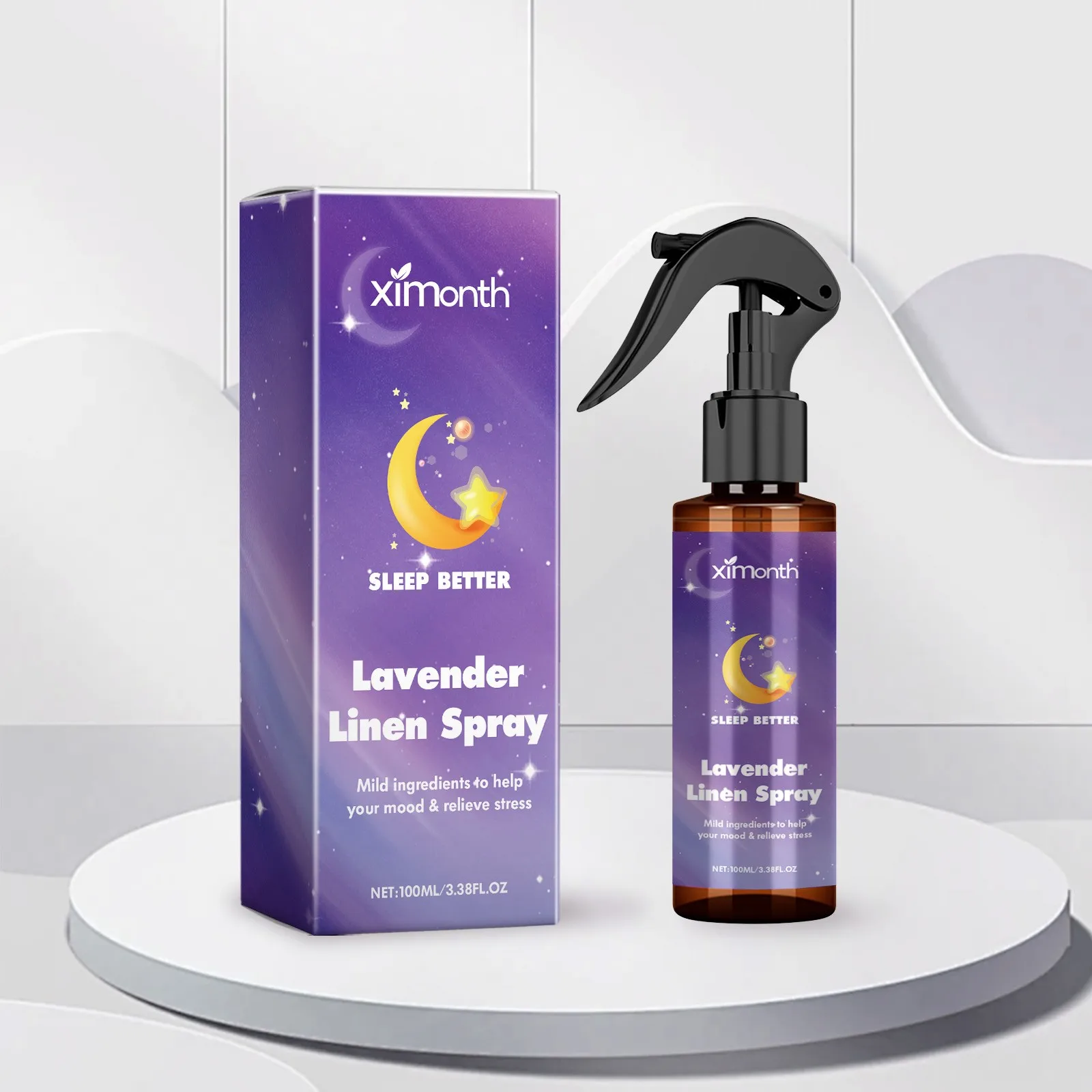 100ml Lavender Spray, Lavender Pillow Spray For Sleeping, Lavender Oil  Spray - Relaxation, Aromatherapy, Sleep Aid, Room