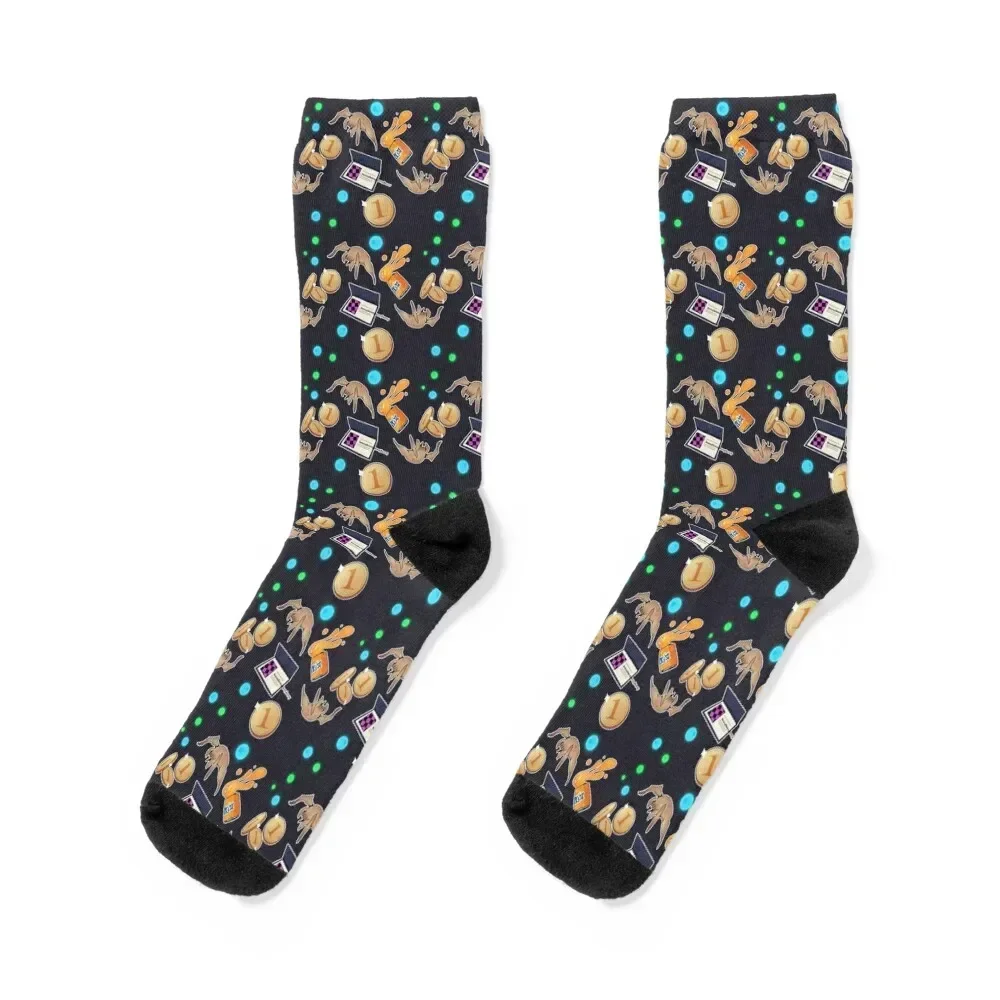 

HLVRAI Item pattern Socks compression hip hop Socks Male Women's