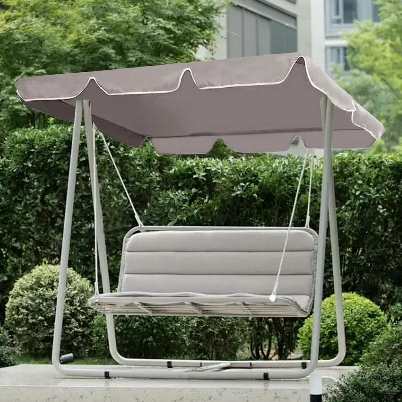 

Outdoor Garden Swing Canopy Replacement Top Rain Cover Rain Ruffled Park Rain-Proof Cover Outdoor Patio Swing Chair Dust Covers