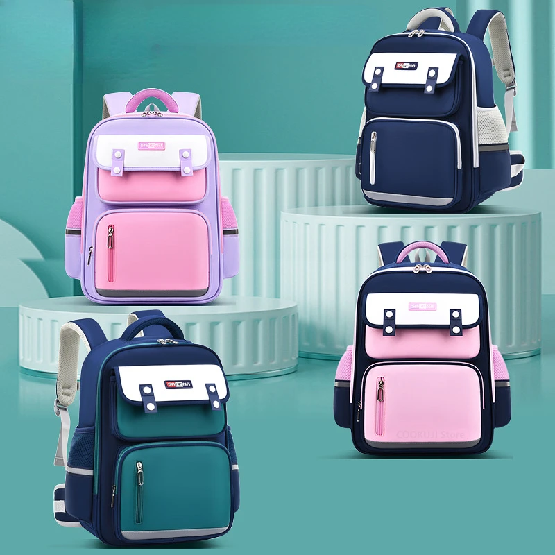 Xiaomi mijia Children School Bags Boys Girls Kids Orthopedic School Backpacks Kids Schoolbag Waterproof Primary School Pack