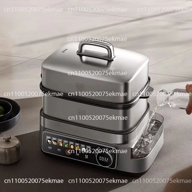 Electric Steamer Household Double-layer Cooking Integrated Pot Multifunctional Breakfast Machine Intelligent Reservation