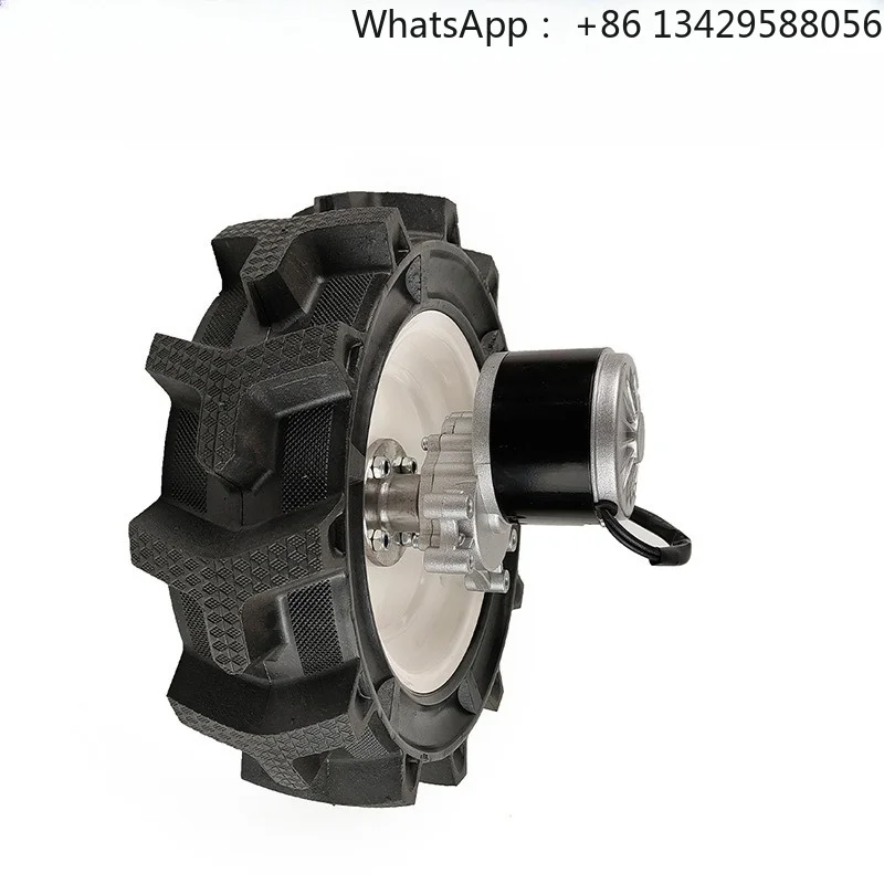 14-Inch wheel 24V 1000W-1400W four-wheel drive motor kit for lawn mower wireless remote control