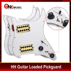 Loaded Prewired Scratchplate Two Humbucker Coil Splitting HH Guitar Pickguard Electric Guitar Pickguard