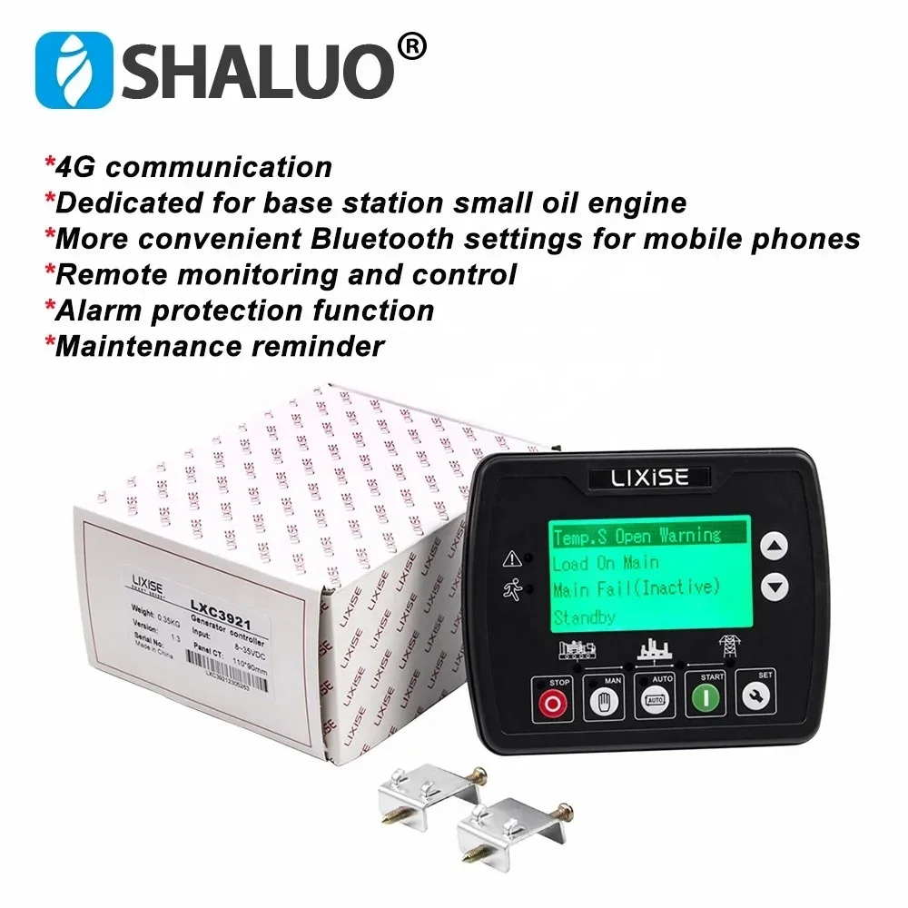 LIXiSE LXC3921 AMF Generator Controller Intelligent Remote Control Module With 4G Communication Bluetooth Setting Genset Parts