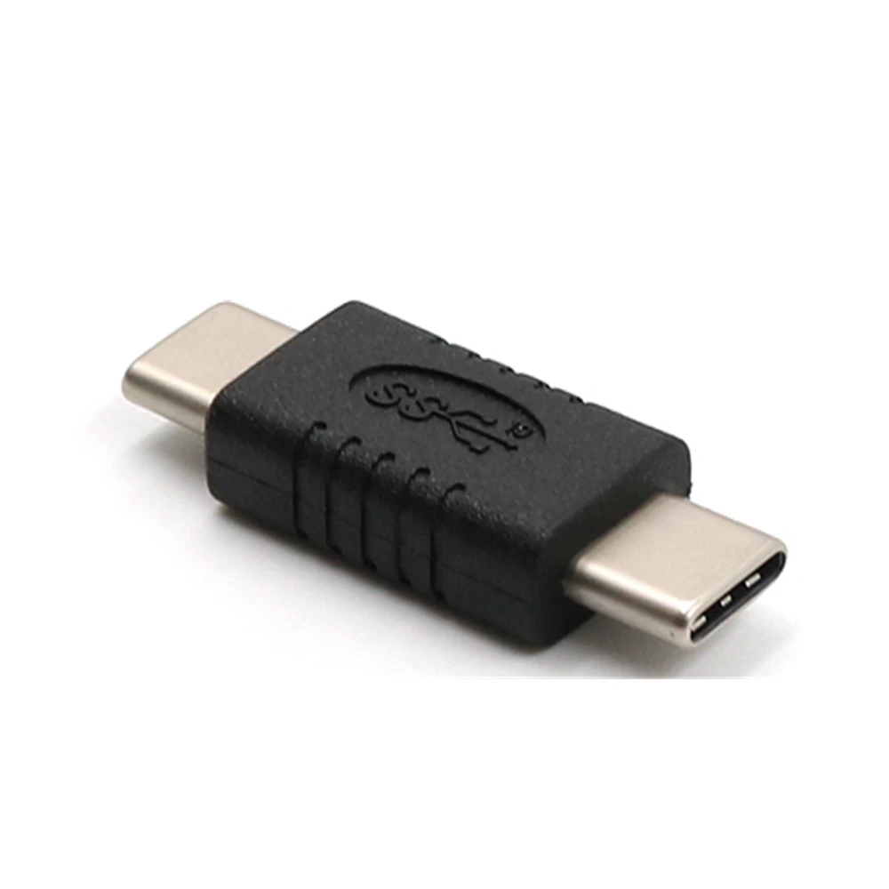 Adaptateur mâle à mâle USB-C Adaptateur de type C minuscule droit Convertisseur de prise USB 3.1 Type-C