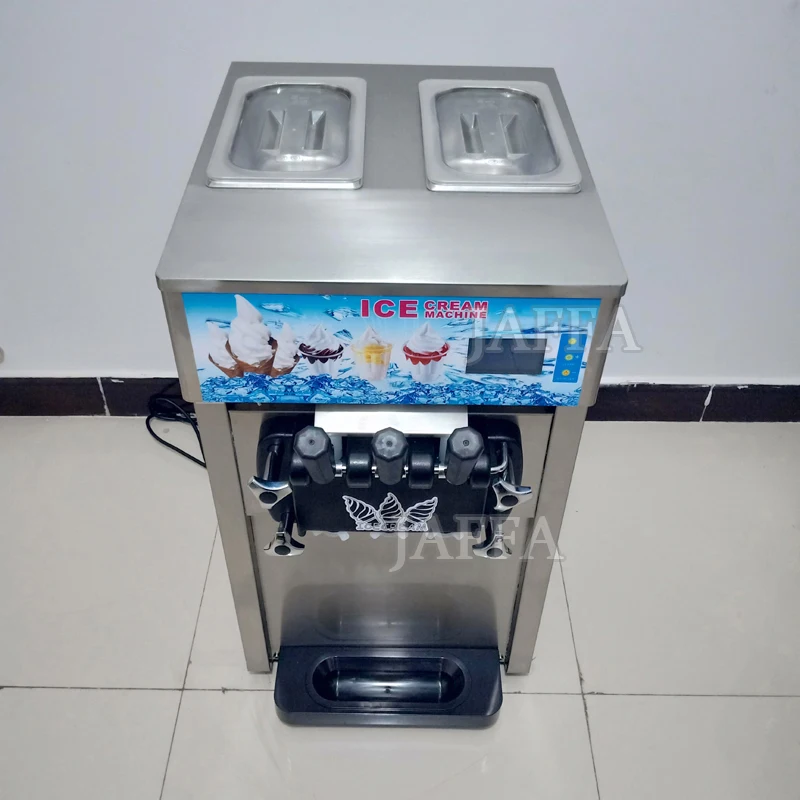 Professional Three-color Ice Cream Machine Ice Cream Machine Make Fish Cone Ice Cream