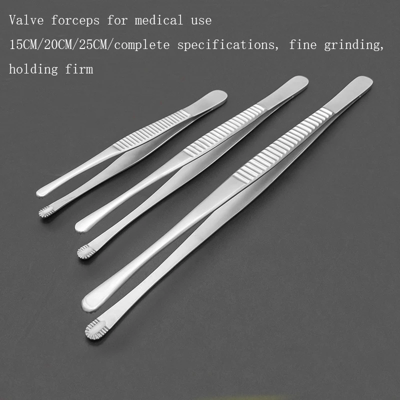 Russian-style stainless steel bear claw forceps oral dental forceps heart valve forceps with teeth tissue forceps surgery