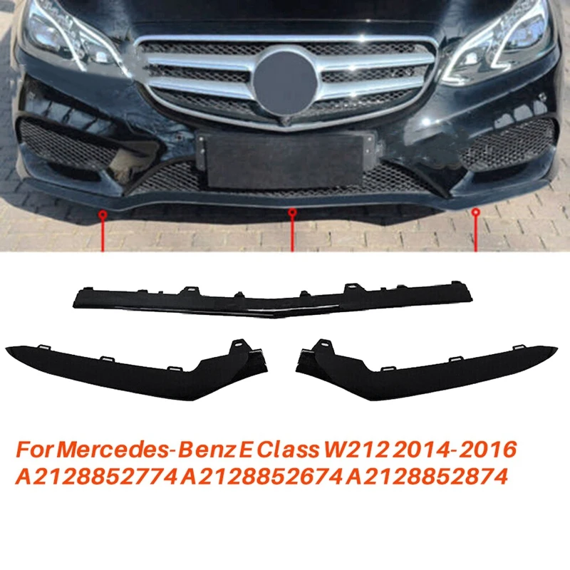 

Хромированная полоса для переднего бампера 3 шт., для Benz E класса W212 14-16 A2128852774 A2128852874 A2128852874 A2128852674