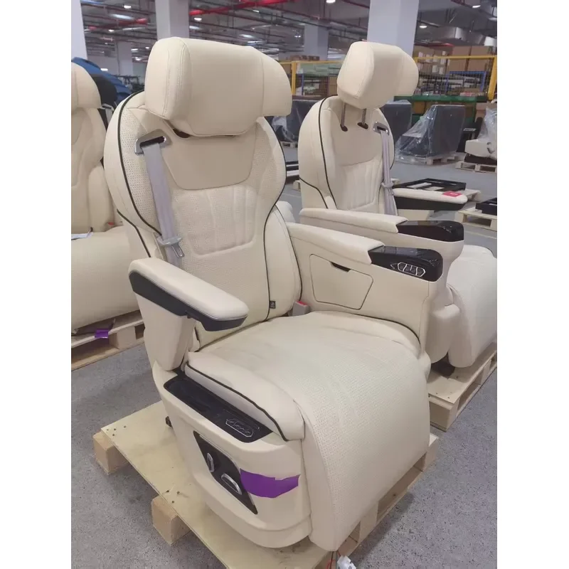 Staria Airplane Modified Car Seats With Armrest Headrest for Van Interior Upgrade VIP Accessories Design Car Seats