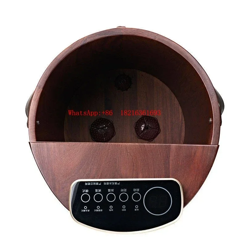 Limited Offer Household Heating Foot Bucket Automatic Constant Temperature Solid Wood Massage Electric Knee Foot Bath