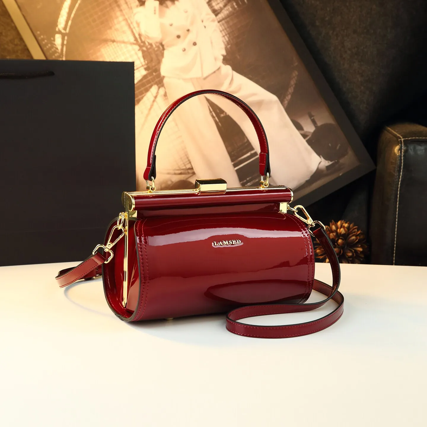Women's Handbags Genuine Leather Tote 2026 New All-Matching Shoulder Messenger Bag Elegant Lady Pillow Bags Fashion