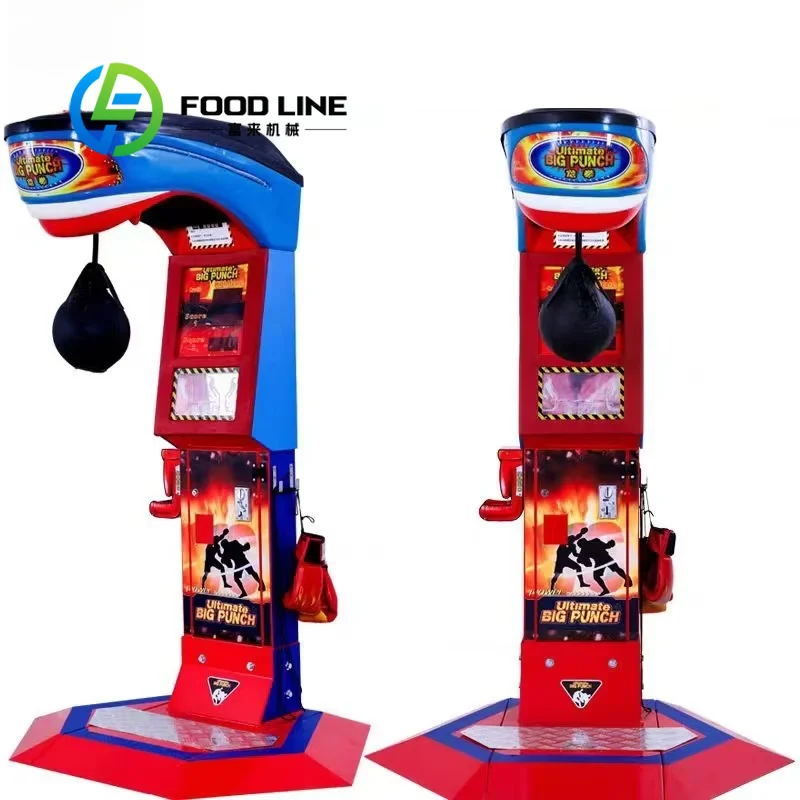 Boxer Punching Game Machine Easy Coin Mechanism Identical To Coin Operated Boxing Machine Enables Smooth Self Service Play