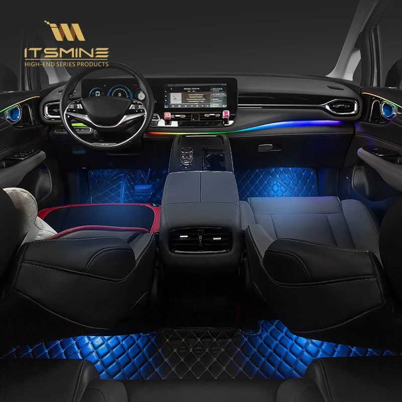 Hot selling：'CARDI' K4S Smart RGB Ambient Lighting System Universal 12V Multi Color Car Interior LED Lights