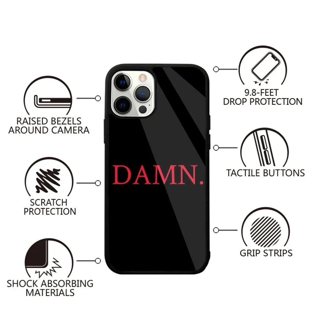 Rapper Kendrick L-Lamar Phone Case For iPhone 15,14,13,12,11,Plus,Pro,Max Mini Magsafe Magnetic Wireless Charging