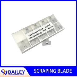 BAILEY 10 Stück 16 x 17,5 x 2 mm hochpräzise profilierte Hartmetallmesser, Schaber-Kantenmesser für IMA-Kantenbander