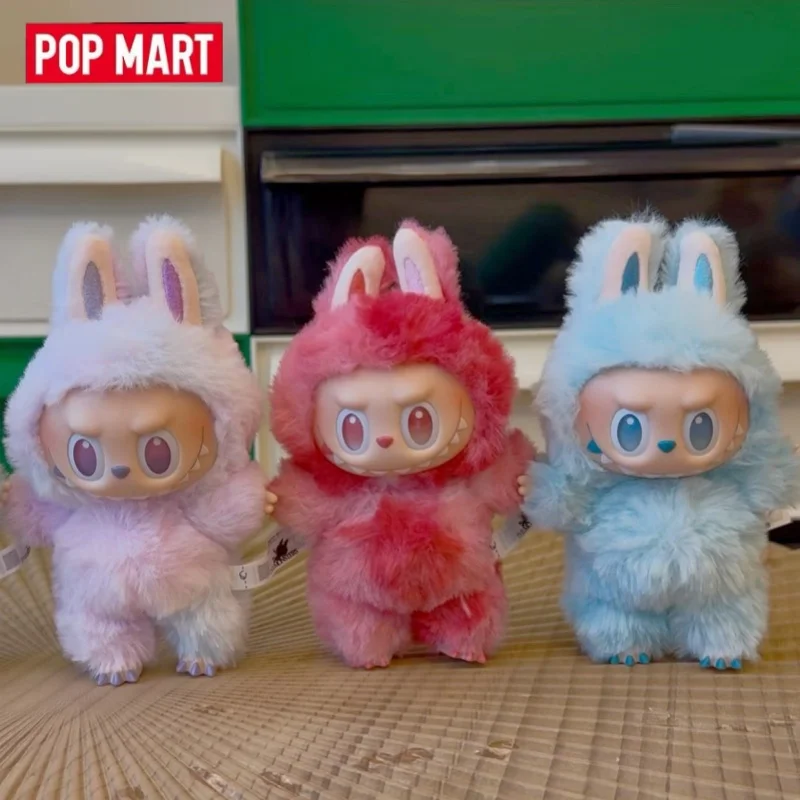 POPMART Labubu V3 Big in Energy Series Ciondolo in vinile Scatola cieca Portachiavi per bambola con faccia Kawaii Regalo di Natale alla moda per collezionisti