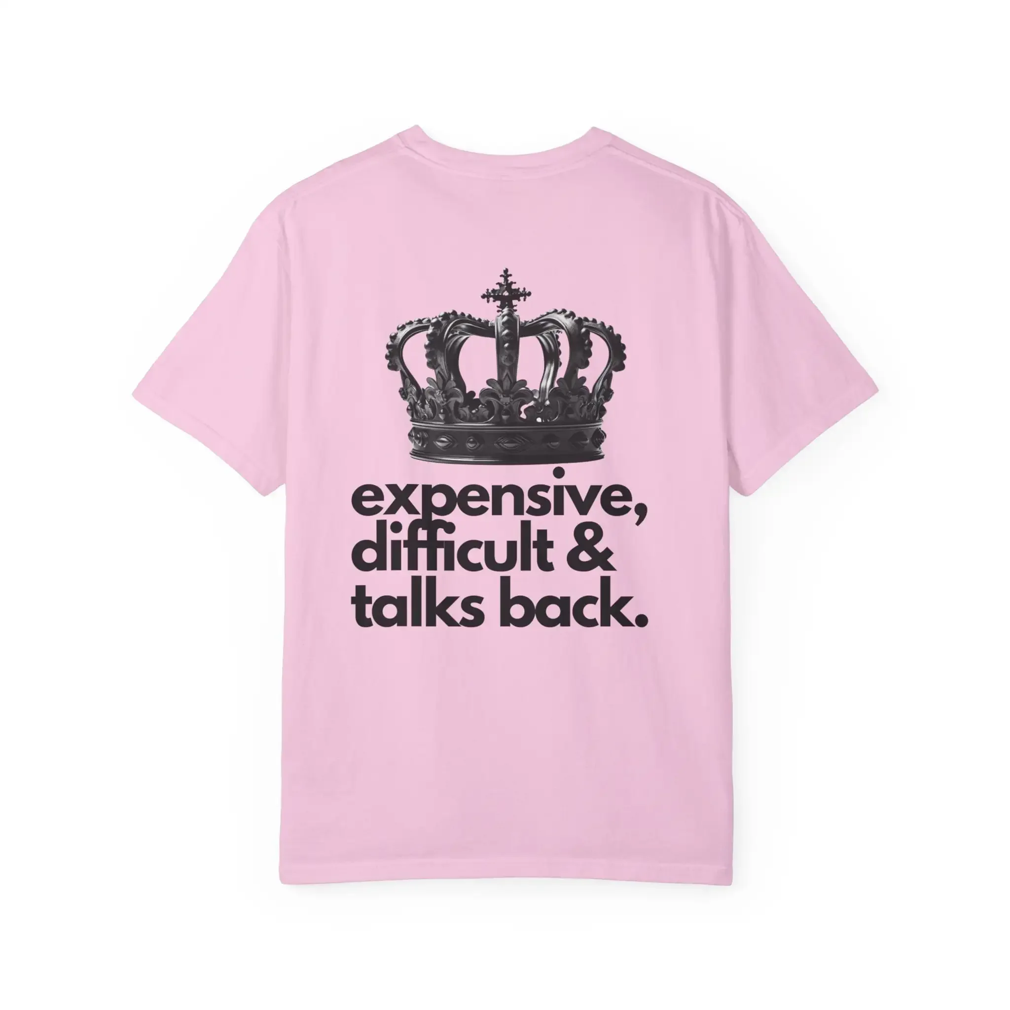 Bold Statement T Shirt y2k fashion Expensive Difficult Talks Back Artistic