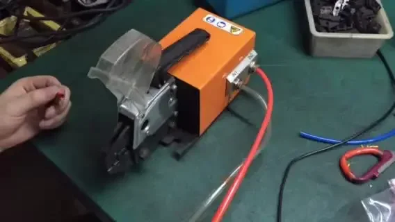 Pneumatic Air Powered Wire cable terminate crimping machine YH-2.0T